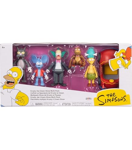 JAKKS Pacific The Simpson 175504 Talking Krusty the Clown Figure